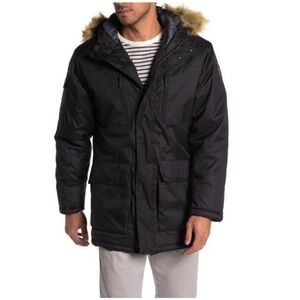 Hawke & Co The Logan Heavyweight Snorkel Coat With Fur Trim Size XL